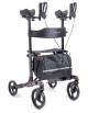 Rollator pieghevole in alluminio verniciato – 4 ruote – Modello antibrachiale