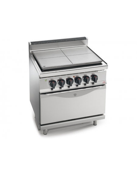 TUTTAPIASTRA ELETTRICO + FORNO EL. GN 2/1 cm 80x70x90h