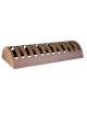 Portabici in acciaio zincato 5 posti - cm 148,5x64x28,6h