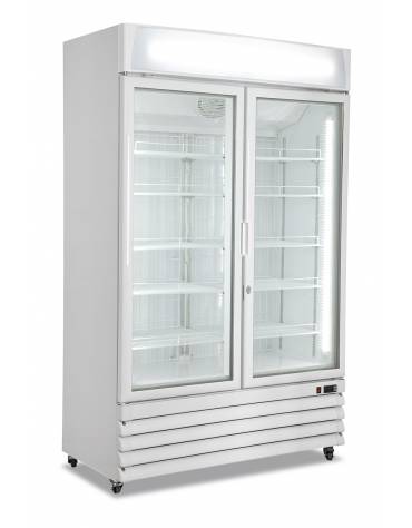 Vetrina verticale refrigerata no frost a 2  porte battenti - capacità 1240 Lt - temperatura -22°C/-25°C - mm 1220x700x1980h