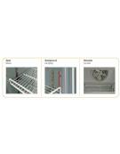 Vetrina verticale refrigerata no frost a 2  porte battenti - capacità 1240 Lt - temperatura -22°C/-25°C - mm 1220x700x1980h