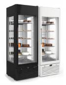 Vetrina porta singola pasticceria/gelateria ventilata positiva/negativa no-frost +5° -22°C-Colore Nero o Bianco-cm 66,8x77,3X200