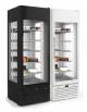 Vetrina porta singola pasticceria/gelateria ventilata positiva/negativa no-frost +5° -22°C-Colore Nero o Bianco-cm 66,8x77,3X200