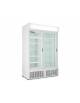 ESPOSITORE BEVANDE REFRIGERATO DOPPIA PORTA SCORREVOLE - TEMPERATURA +2° +7°C - CAPACITA' LITRI 1.129 - CM 136,4X71,6X205,9H