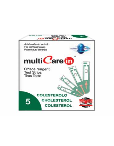 Strisce colesterolo - flacone da 5 strisce + 1 chip