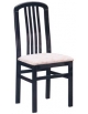 Sedia POSI 4 in legno con seduta in stoffa o sky - cm 45x42x100h