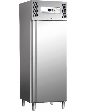 Armadio frigorifero congelatore ventilato inox  Lt.700  -18 -22°C - cm 74x83x201h
