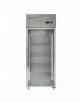 Armadio congelatore inox  Lt.700 Refrigerazione ventilata -18 -22°C - Porta a vetro - cm 74x83x201h - Classe E