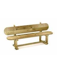 Tavolo pic-nic per i pi&ugrave; piccoli in legno di pino nordico - cm 150x36x65h