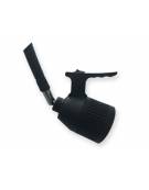 Lampada led diagnostica classica con braccio flessibile per visite mediche su carrello-Intensità luminosa a 50/30 cm: 40.000/100