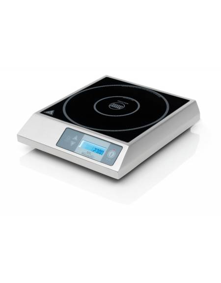 Piastra ad induzione in vetroceramica da 2,7 Kw - Superficie utile di cottura diametro cm 28 Piastra ad induzione in vetroceramica da 2,7 Kw - Superficie utile di cottura diametro cm 28