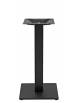 Base con struttura in acciaio verniciato COLORE NERO cm 40x40x72h - Per piano quadrato max cm 80x80
