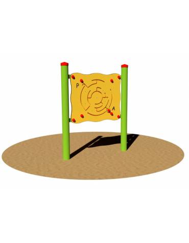 GIOCO SENSORIALE LABIRINTO - DA INTERRARE O FILO PAVIMENTO - CM 9x98x115H
