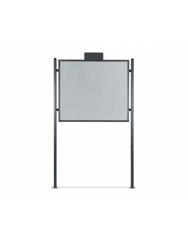 Tabellone pubbliche affissioni da inghisare con pannello cm 100x100h - Dimensioni esterne cm 120x6x200h