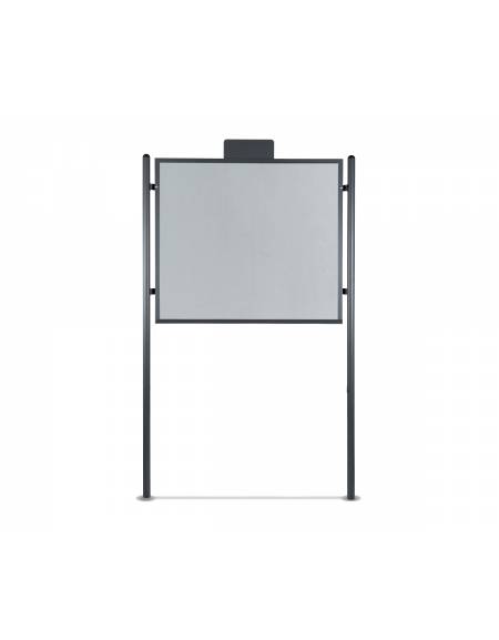 Tabellone pubbliche affissioni da inghisare con pannello cm 100x100h - Dimensioni esterne cm 120x6x200h