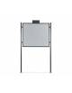 Tabellone pubbliche affissioni da inghisare con pannello cm 100x100h - Dimensioni esterne cm 120x6x200h