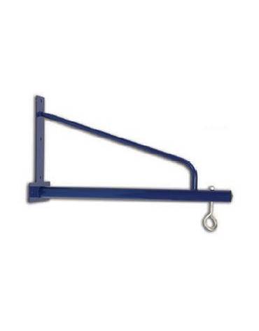 Mensola per fune in tubolare di acciaio verniciato - completa di gancio per attacco