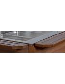 Carrello refrigerato in legno