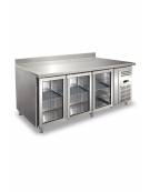 Tavolo refrigerato con alzatina 3 Porte cm. 179,5x70x85h