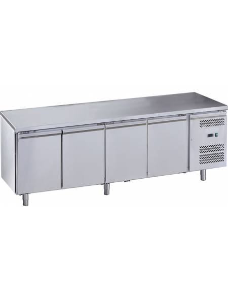 Tavolo refrigerato 4 Porte Dimensioni Cm.233x70x85h