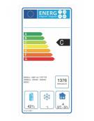 Tavolo refrigerato con alzatina 4 Porte cm. 223x70x85h