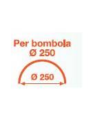 Carrello portabombola monoposto 40/50 2 ruote antiforatura  Ø cm 26 - cm 45x125