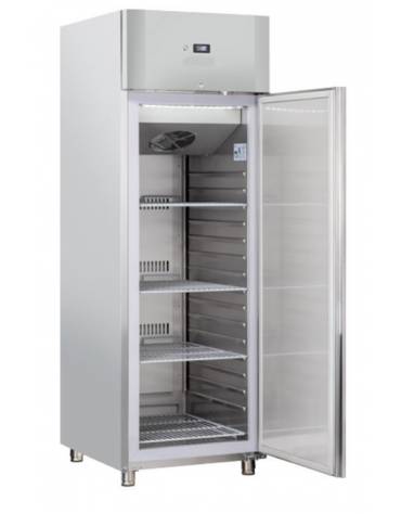 Armadio refrigerato GN 2/1 inox AISi 304, refrigerazione ventilata, positivo - 2 /+8° - cm 70x82x205h