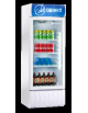 Armadio vetrina refrigerata statica per bibite, temp. + 0° C/ + 10° C - 195 litri - 535x531x1562h mm
