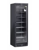 Congelatore porta a vetro - colore nero - Lt 300 - refrigerazione statica con ventola di assistenza -15°/-20°C - cm 60x63x187h
