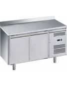 Tavolo refrigerato pasticceria ventilato con alzatina 2 porte cm 151x80x85h