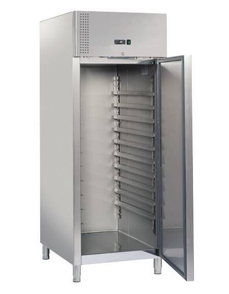 Armadio refrigerato EURONORM inox - 10 teglie pasticceria cm 60x80 - temperatura +2° +8°C - classe D - cm 74x99x201h