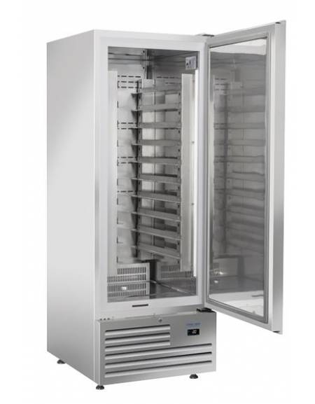 Armadio refrigerato per pasticceria, in acciaio inox, refrigerazione statica - cm 97,5x74x202,5h