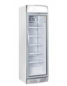 Vetrina espositore bevande verticale con opalina pubblicitaria - Lt. 390 - temperatura +1°/+12°C - cm 59,5x63,5x196h