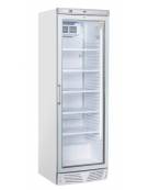 Vetrina frigorifero espositore bibite verticale - capacità Lt. 350 - refrigerazione Roll-Bond +1°/+12°C - cm 59,5x67x183h