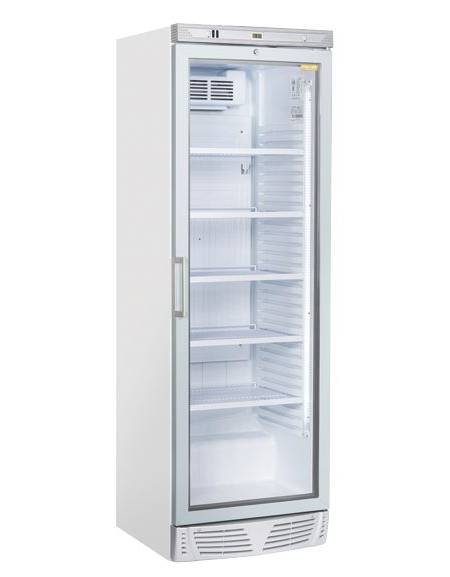 Vetrina frigorifero espositore bibite verticale - capacità Lt. 350 - refrigerazione Roll-Bond +1°/+12°C - cm 59,5x67x183h