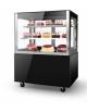 Vetrina refrigerata inox con vetri dritti- 2 ripiani - 370 Lt - temp. +2°+ 8°C - mm 1200x600x1200h