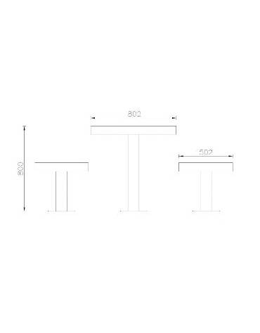 Set composto da tavolo + 2 panchine con schienale, struttura tonda in acciaio, con legno di pregio - Lunghezza 180