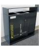 Cestino per raccolta differenziata a 3 settori da Lt 90 , in acciaio zincato e verniciato, con copertura - cm 92x31x97,3h