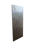 Barriera modulare per isola ecologica, in lamiera zincata - da tassellare - pannello interasse da cm 100