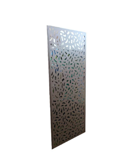 Barriera modulare per isola ecologica, in lamiera zincata - da tassellare - pannello interasse da cm 100