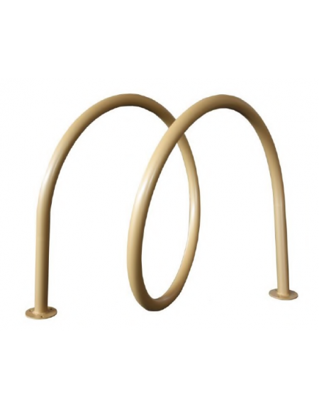 Portabici a spirale 2 posti realizzato in acciaio zincato e verniciato. Da tassellare - cm 70x79,4h