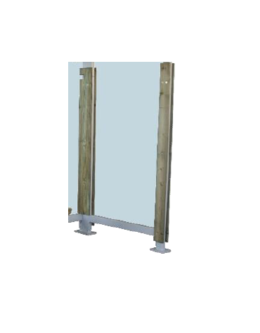 Parete laterale in vetro per cod. - DN18862 e DN18863