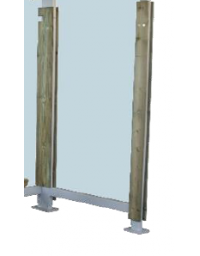 Parete laterale in vetro per cod. - DN18862 e DN18863