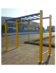 Struttura fitness in acciaio zincato e verniciato. Attrezzo per rafforzare i muscoli delle braccia - cm 300x120x231h