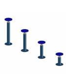 Percorso a ostacoli, per rafforzare i muscoli delle gambe, realizzato in acciaio zincato e verniciato  - cm Ø30x105h