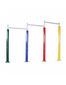 Barre di trazione fitness in acciaio zincato e verniciato. Attrezzo per rafforzare i muscoli di braccia e scapole