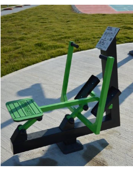 Rower Machine - attrezzo in acciaio zincato e verniciato per esercizi aerobici e cardio e allenamento gambe