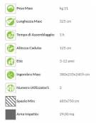 Altalena 2 posti con sedili a orsetto - Montanti in legno e trave in acciaio - adatta ai diversamente abili -cm 380x235x240h