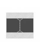 Altalena in legno 2 Posti - sedili piano / orsetto - adatta per diversamente abili - cm 370x160x230h