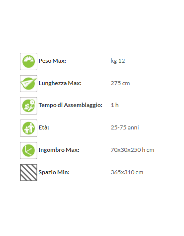Cartello con paletto in legno - Inizio percorso fitness - cm 70x30x215h